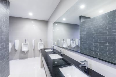 Contemporary Bathroom with Smart Controls